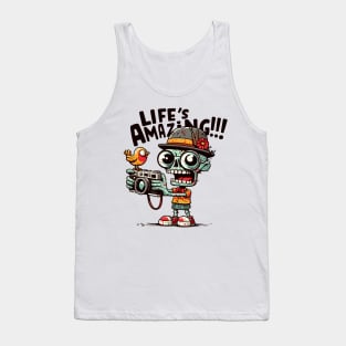 Life's Amazing! Zombie birder photographer Tank Top